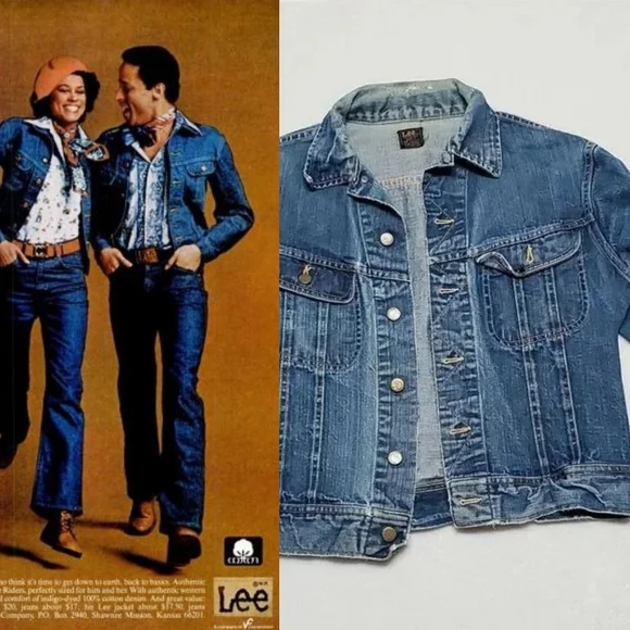 1960s Vintage Lee Sanforized 101-J USA Union Made Distressed Denim Jacket - Picture 1 of 16